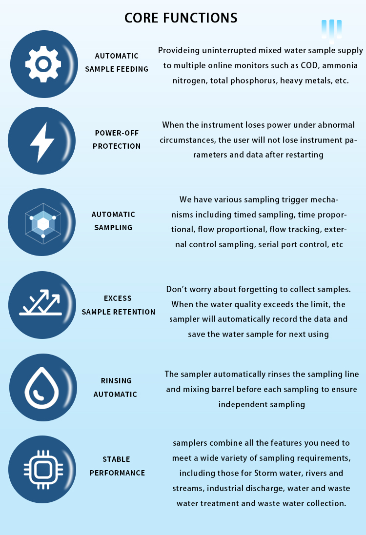 Automatic water collector and sampler Henan Suijing Environmental